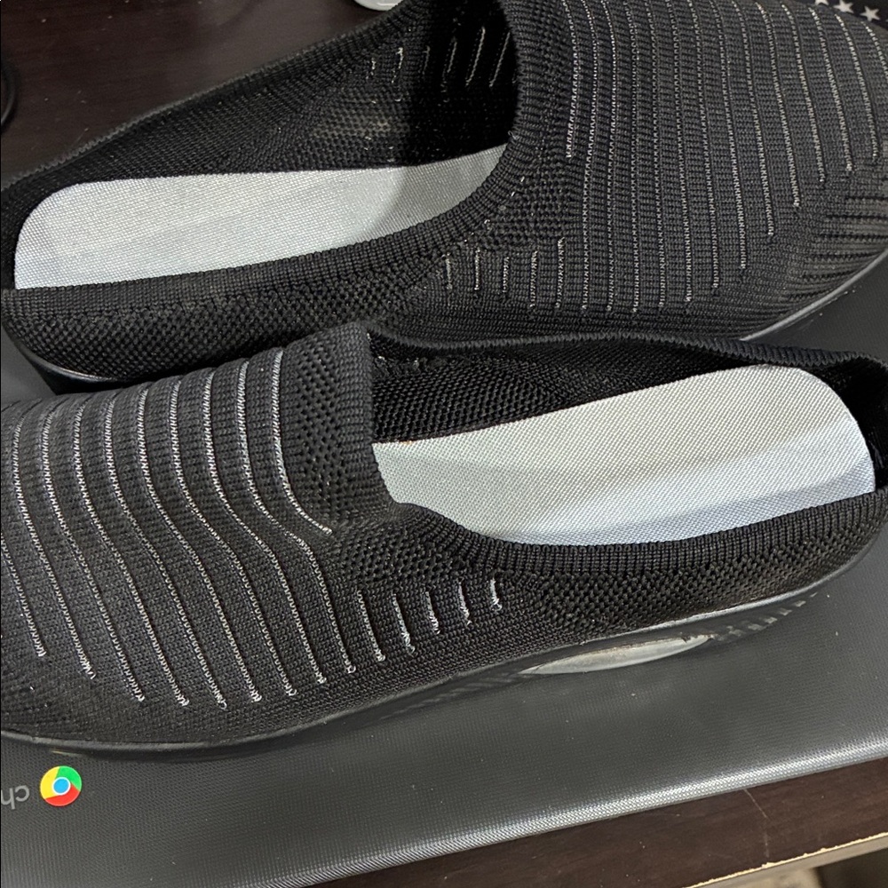 Black Slip-On Women’s Shoes